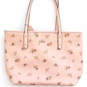 Coach Floral Pink Women's Tote Bag